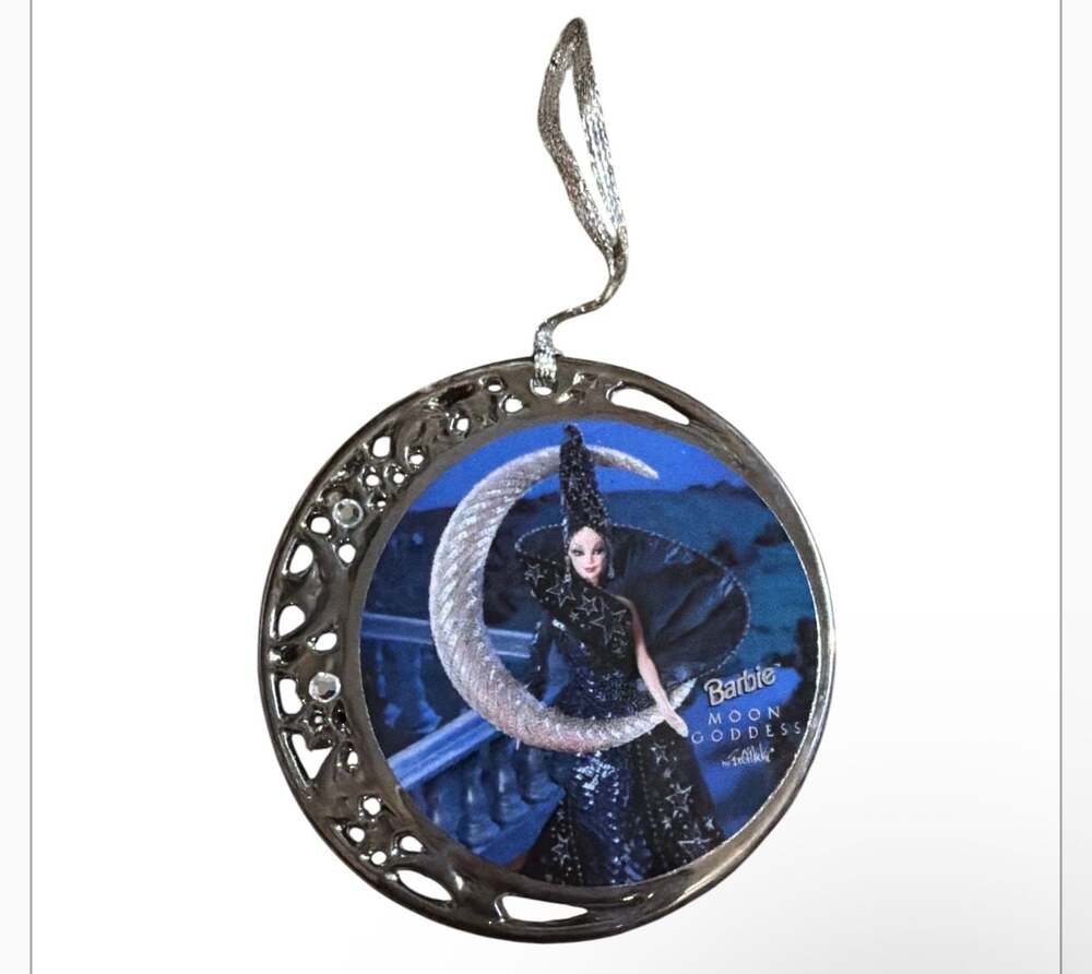 1996 Enesco Barbie Moon Goddess by Bob Mackie Decorative Hanging Ornament